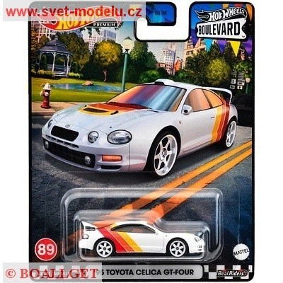 AUTÍČKO HOT WHEELS PREMIUM BOULEVARD HKF33 TOYOTA CELICA GT-FOUR 1995