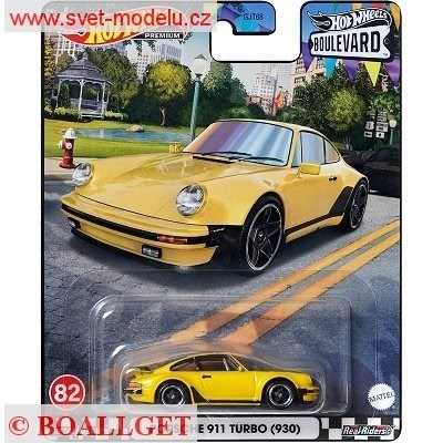 AUTKO HOT WHEELS PREMIUM HKF34 BOULEVARD PORSCHE 911 TURBO 930 