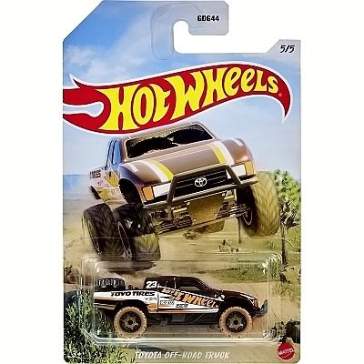 AUTÍČKA HOT WHEELS HLK23 MUD RUNNERS TOYOTA OFF-ROAD TRUCK