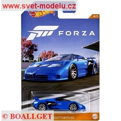 AUTKO HOT WHEELS FORZA HLK26 BUGATTI EB110 SS 1994 BLUE