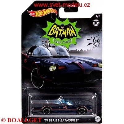 AUTÍČKO HOTWHEELS BATMAN TV SERIES BATMOBILE