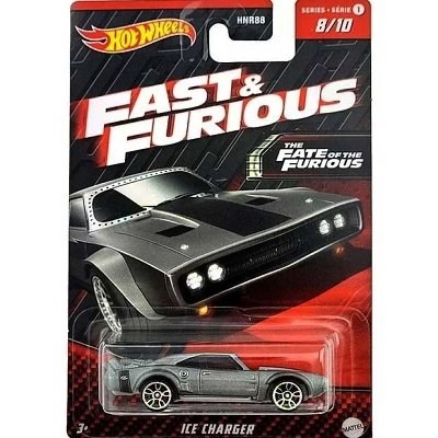 AUTKO HOT WHEELS HNR98 FAST & FURIOUS RYCHLE A ZBSILE ICE CHARGER GREY