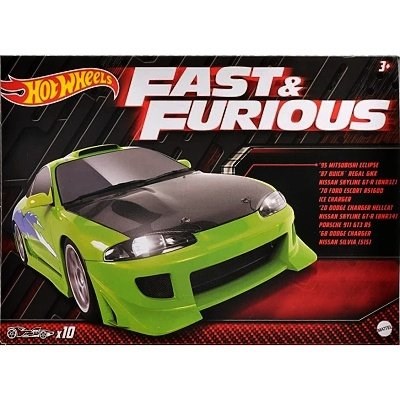 AUTÍČKA HOTWHEELS FAST & FURIOUS 10-PACK
