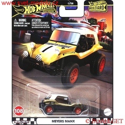 Autíčko HOT WHEELS PREMIUM BOULEVARD HRT57 MEYERS MANX
