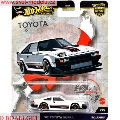 Autíčko HOT WHEELS PREMIUM HRV97 CAR CULTURE Toyota Supra 1992 white