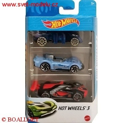 HOTWHEELS AUTÍČKA 3-PACK