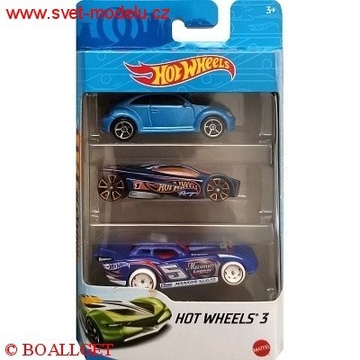 HOTWHEELS AUTÍČKA 3-PACK