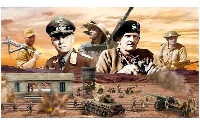 DIORAMA EL ALAMEIN WWII