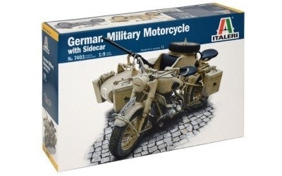 GERMAN MILITARY MOTORCYKLE WITH SIDECAR
