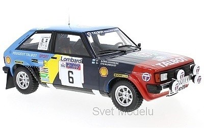 TALBOT SUNBEAM LOTUS No.6 S. BLOMQVIST / B. CEDERBERG RAC RALLY 1982 