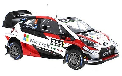 TOYOTA YARIS WRC MICROSOFT No.8 O. TANAK / M. JARVEOJA WINNER RALLY SWEDEN 2019