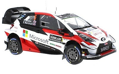 TOYOTA YARIS WRC MICROSOFT No.5 K. MEEKE / S. MARSHALL RALLY SWEDEN 2019