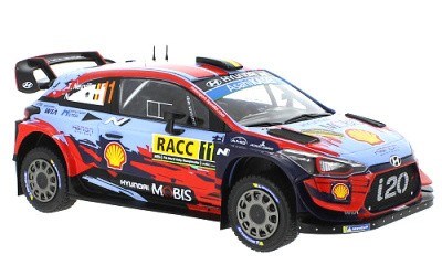HYUNDAI i20 COUPE WRC No. 11 T. NEUVILLE / N. GILSOUL RALLY CATALUNYA 2019