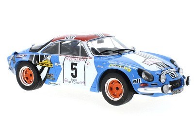 RENAULT ALPINE A110 No. 5 J. F. PIOT / J. DE ALEXANDRIS TOUR DE CORSE 1973