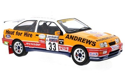 FORD SIERRA RS COSWORTH #33 R. BROOKES / N. WILSON RAC RALLY 1989