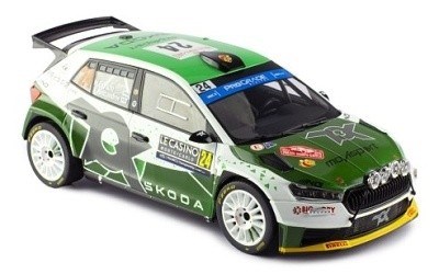 ŠKODA FABIA Rally2 #24 N.Gryazin - K.Aleksandrov Rallye Monte-Carlo 2023