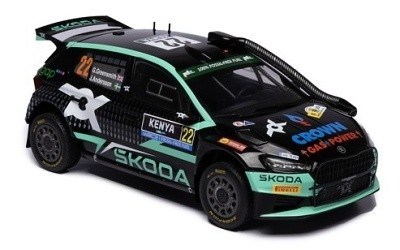 ŠKODA FABIA Rally2 (2023) #22 G.Greensmiith - J.Andersson Winner WRC2 Safari Rally Kenya 2024