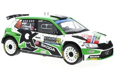 ŠKODA FABIA RALLY EVO2 #20 A. MIKKLESEN / T. ERIKSEN RALLY MONTE CARLO 2022