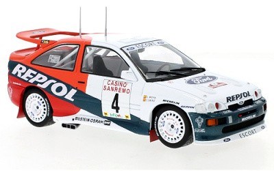 FORD ESCORT RS COSWORTH REPSOL No. 4 C. SAINZ / L. MOYA RALLY SAN REMO 