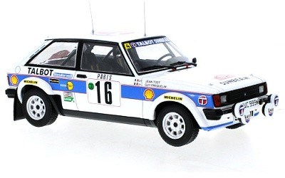 TALBOT SUNBEAM LOTUS #16 G. FREQUELIN / J. TODT RALLY MONTE CARLO 1981