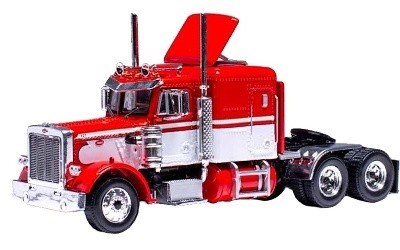 TAHAČ NÁVĚSŮ PETERBILT 359 1973 RED / WHITE