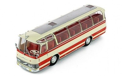 AUTOBUS NEOPLAN NH 9L 1964 BEIGE AND RED