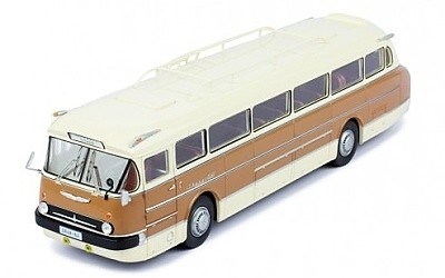 AUTOBUS IKARUS 66 1972 BEIGE AND BROWN