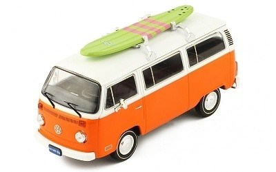 VOLKSWAGEN T2 KOMBI 1975 ORANGE / BEIGE