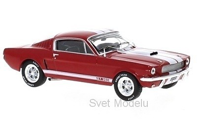 FORD MUSTANG SHELBY GT 350 1965 RED / WHITE