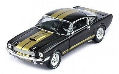 FORD MUSTANG SHELBY GT 350 1965 BLACK / GOLD STRIPES