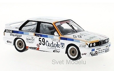 BMW M3 E30 No. 59 O. VANEK - V. TOMEK ETCC 1988