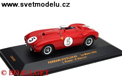 Ferrari 375 #5 L. Rosier/R. Manzon Le Mans 1954