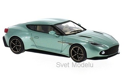1:43 Ixo aston martin v12 vanquish Zagato 2016 lightgreen-Metallic