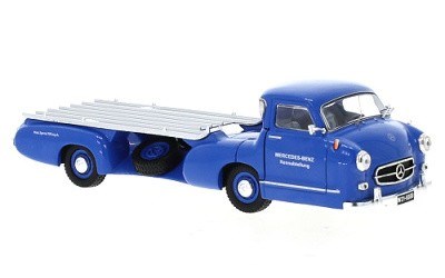MERCEDES-BENZ RACE CAR QUICK TRANSPORTER 1955 BLUE