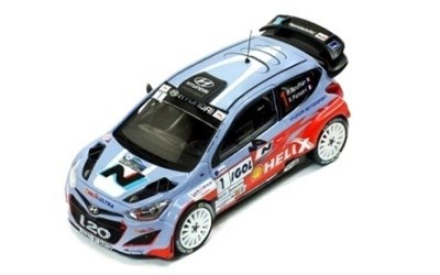 HYUNDAI i20 WRC #1 B.Bouffier - X.Panseri Winner Rally Antibes 2014 (First win)