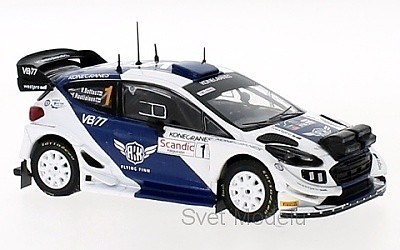 FORD FIESTA WRC No.1 V. BOTTAS / T. RAUTIAINEN RALLY ARTIC LAPLAND 2019 VERSION NIGHT LIGHTS