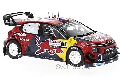 CITROEN C3 WRC TEAM RED BULL No. 1 S. OGIER - J. INGRASSIA RALLY CHILE 2019