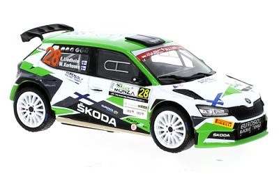 ŠKODA FABIA R5 EVO #28 E. LINDHOLM / M. KROHONEN RALLY MONZA 2020