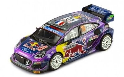 FORD PUMA RALLY1 #19 S.LOEB - I.GALMICHE RALLYE WINNER MONTE-CARLO 2022