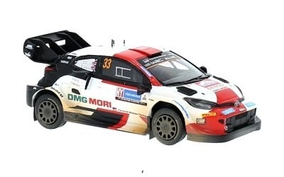 TOYOTA YARIS GR RALLY 1 #33 EVANS / MARTIN RALLY ESTONIA 2022 DIRTY VERSION