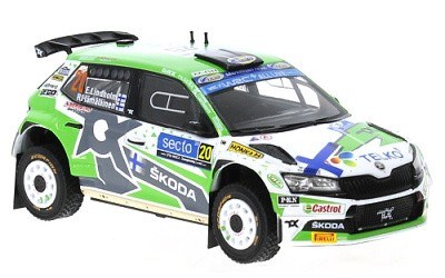 ŠKODA FABIA RALLY 2 EVO #20 E. LINDHOLM / R. HAMALAINEN RALLY FINLAND 2022