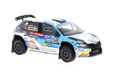 ŠKODA FABIA RALLY2 EVO #23 ASUNMAA / MANNISENMAKI RALLY FINLAND 2022
