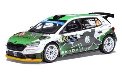 ŠKODA FABIA RS RALLY2 #24 Grjazin/Alexandrov Rally Monte Carlo 2023