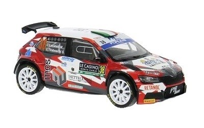 ŠKODA FABIA RALLY2 WRC  #38 LOCATELLI - TIRABOSCHI RALLY MONTE CARLO 2024