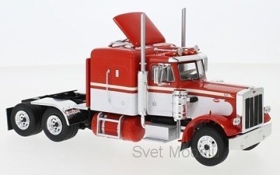 TAHAČ NÁVĚSŮ PETERBILT 359 1973 RED / WHITE