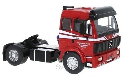 TAHAČ NÁVĚSŮ MERCEDES-BENZ SK 1948 1990 RED