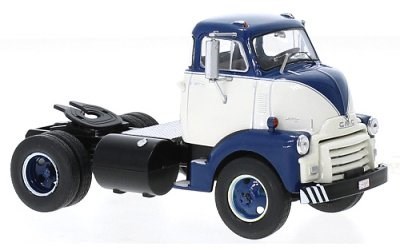 TAHAČ NÁVĚSŮ GMC 950 COE 1954 WHITE / BLUE