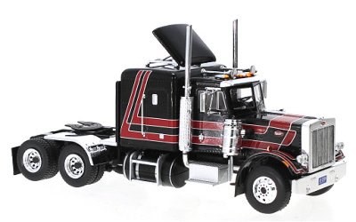 TAHAČ NÁVĚSŮ PETERBILT 359 1973 BLACK / RED