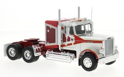 TAHAČ NÁVĚSŮ Freightliner FLC 120 64 T 1977 silver / red