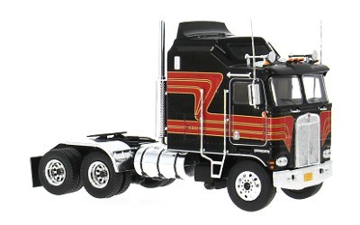 TAHAČ NÁVĚSŮ Kenworth K 100 Aerodyne 1976 black/red